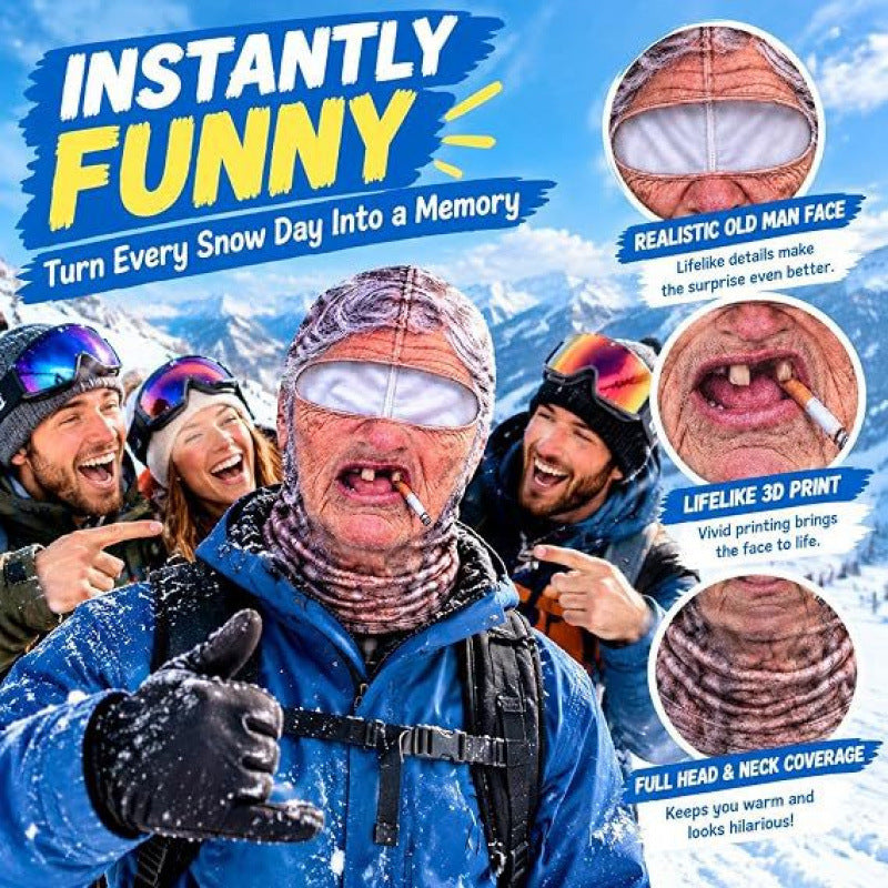 GEEZER GEAR™ OLD FACE SKI MASK