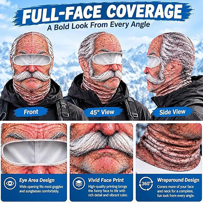 GEEZER GEAR™ OLD FACE SKI MASK